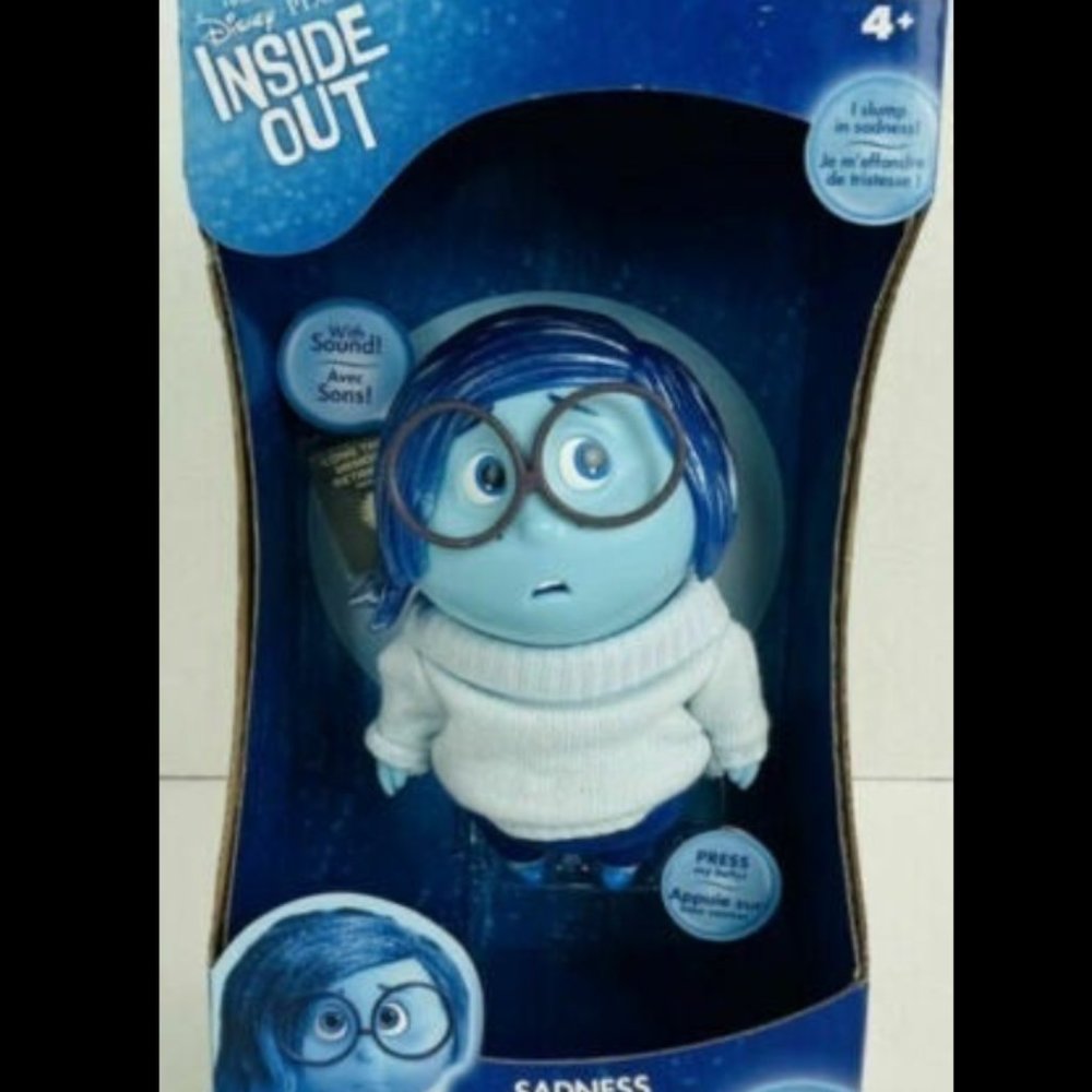 Disney Pixar Inside Out Sadness Doll: Slumping ACTION!